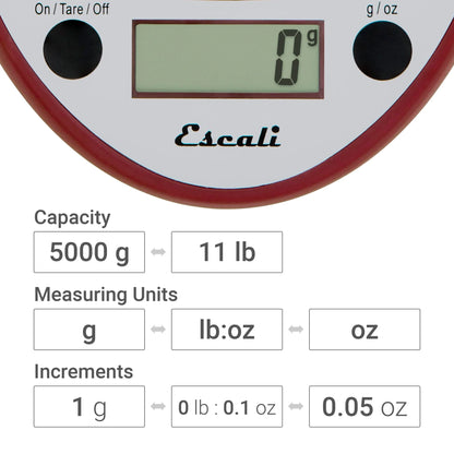 Escali Primo Digital Scale (5 colors)