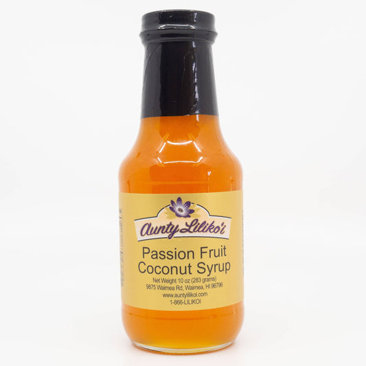 Aunty Liliko'i Passion Fruit Coconut Syrup 10 oz.