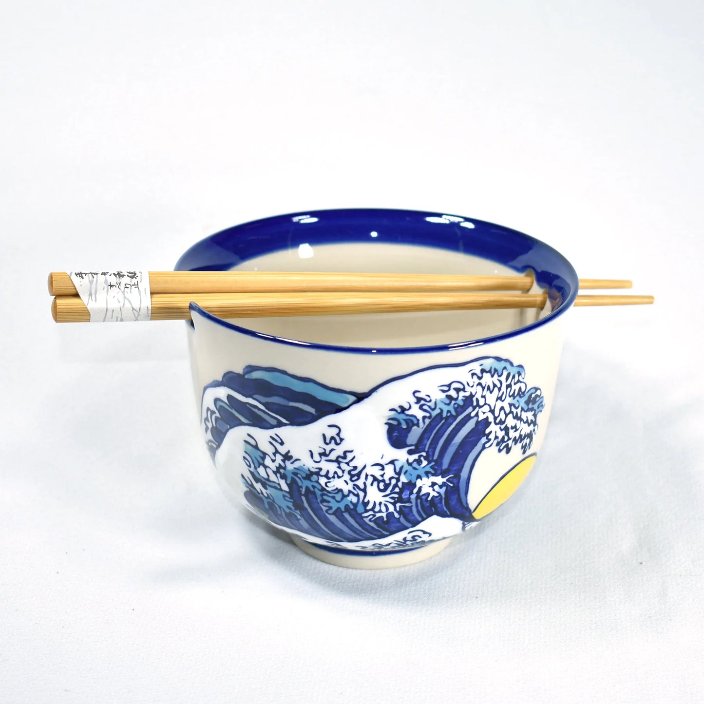 Microwaveable Ceramic Bowl & Chopsticks (4 designs)