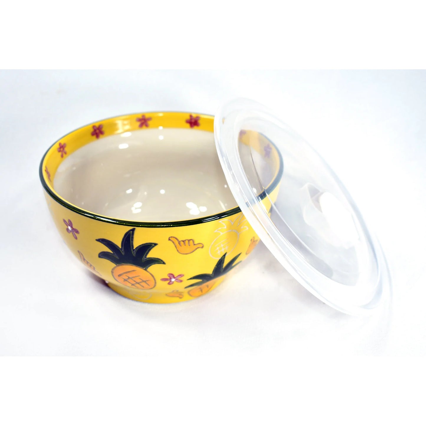 Microwaveable Ceramic Bowl & Lid (4 designs)