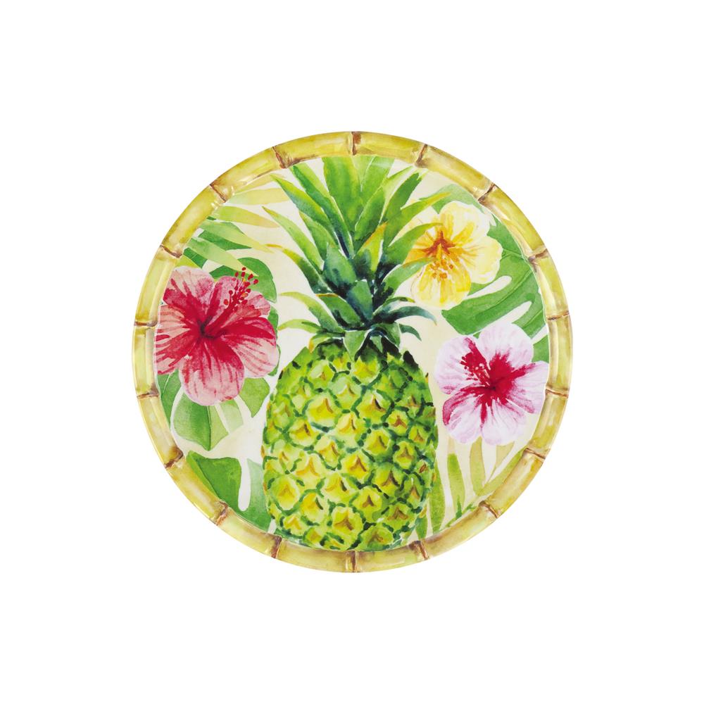 Pineapple Melamine Plate 4 sizes The Compleat Kitchen