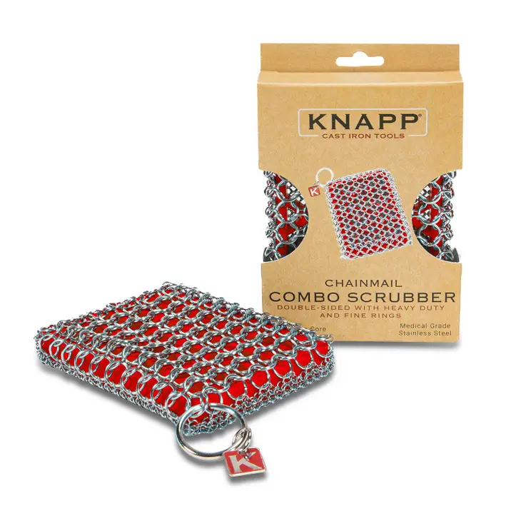 Knapp Chainmail Combo Scrubber with Silicone Core (3 colors)