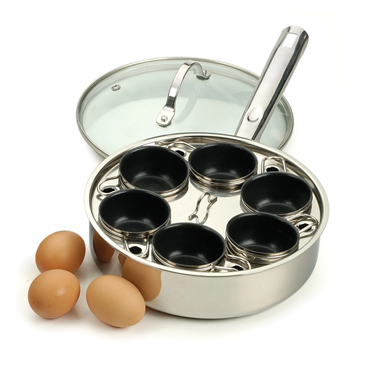 RSVP Endurance Stovetop Egg Poacher (1/4/6 Egg Options)