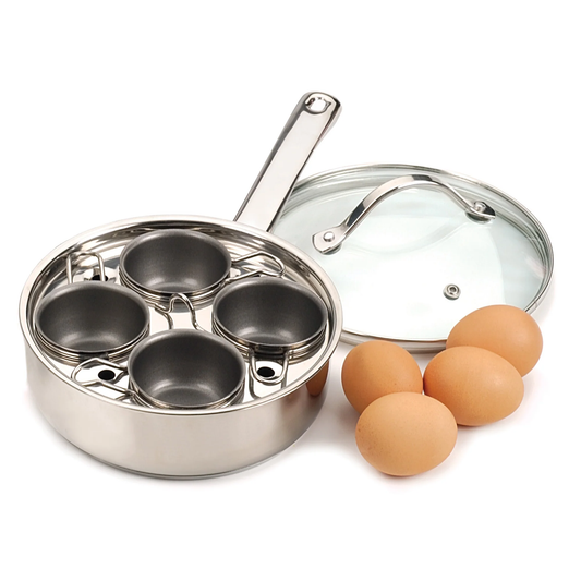 RSVP Endurance Stovetop Egg Poacher (1/4/6 Egg Options)