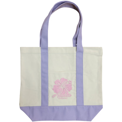 Canvas Tote Bag Medium - Hibiscus (6 colors)
