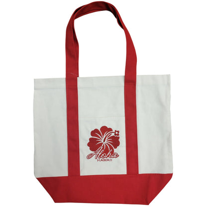 Canvas Tote Bag Medium - Hibiscus (6 colors)