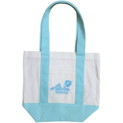 Canvas Tote Bag Small - Hibiscus Hawai'i Aloha (7 colors)