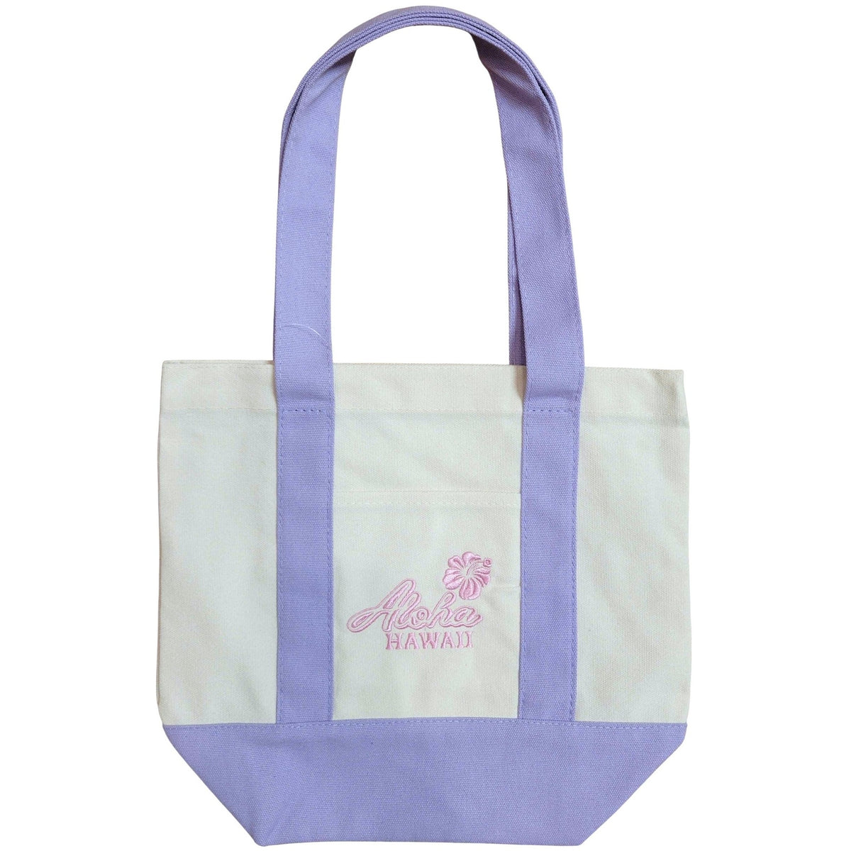 Canvas Tote Bag Small - Hibiscus Hawai'i Aloha (7 colors)
