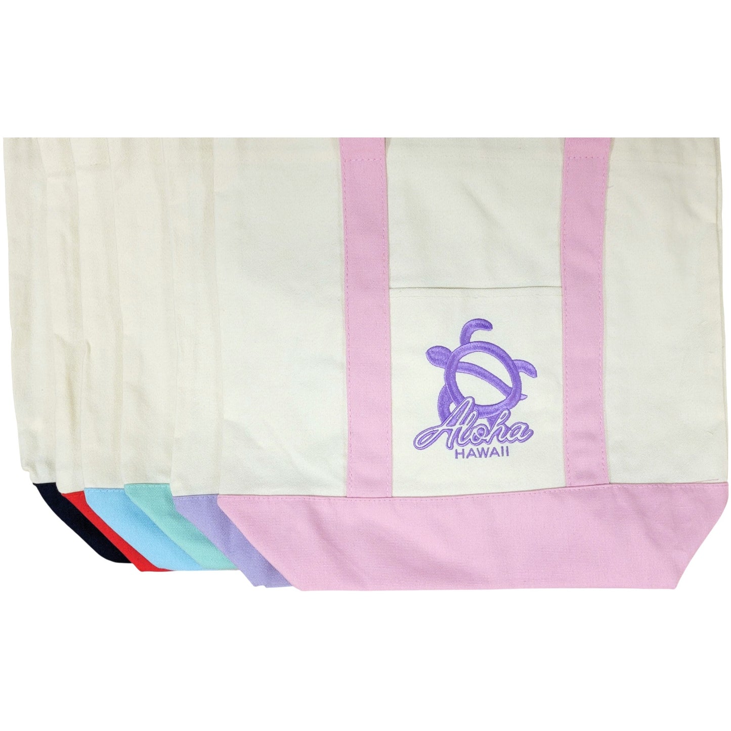 Canvas Tote Bag Medium - Honu Turtle (6 colors)