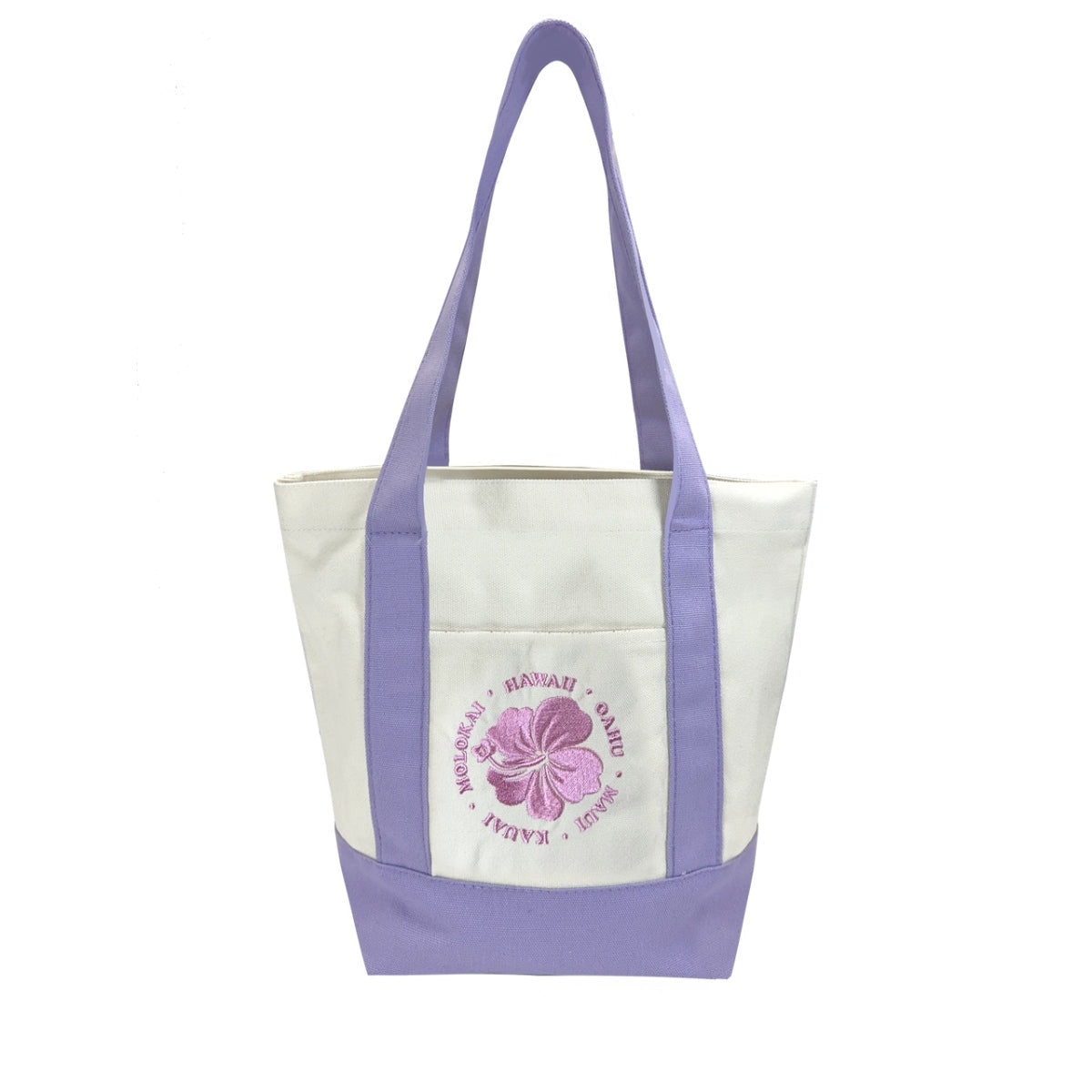 Canvas Tote Bag Large - Hibiscus (6 colors)