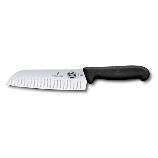 Victorinox Fibrox 7" Santoku Knife Granton Blade