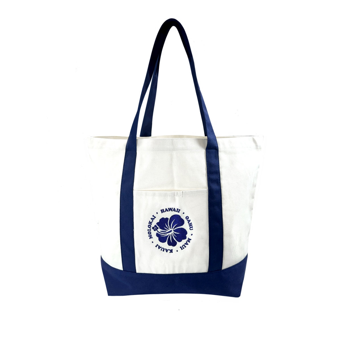 Canvas Tote Bag Large - Hibiscus (6 colors)