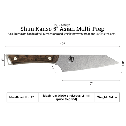 Shun Kanso 5.5" Asian Multi–Prep Honesuki