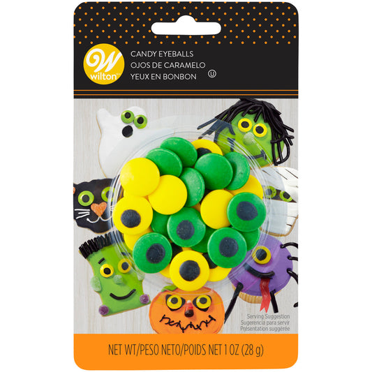 Wilton Edible Large Green and Yellow Candy Eyeballs