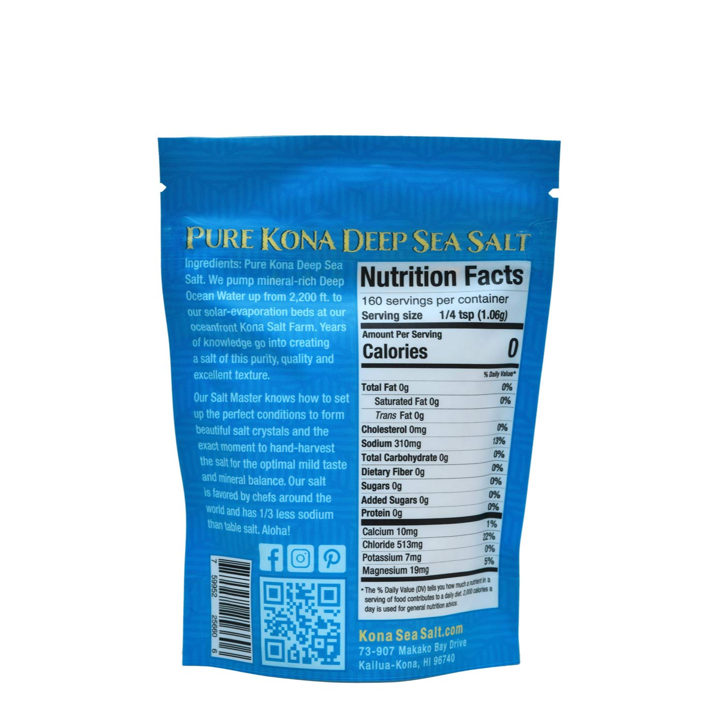 Pure Kona Deep Sea Salt - Coarse