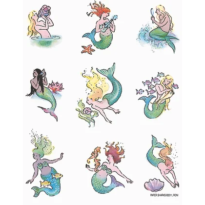 The Compleat Kitchen Original Flour Sack Kitchen Towels - Mermaid