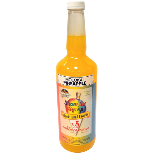 The Compleat Kitchen Shave Ice Syrup - Moloka'i Pineapple
