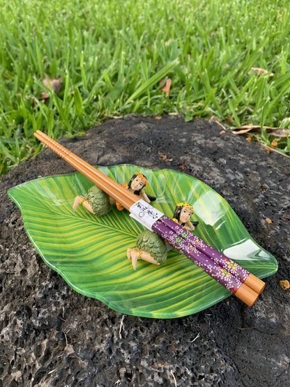 Hula Girl Ceramic Chopstick Holders (6 colors)