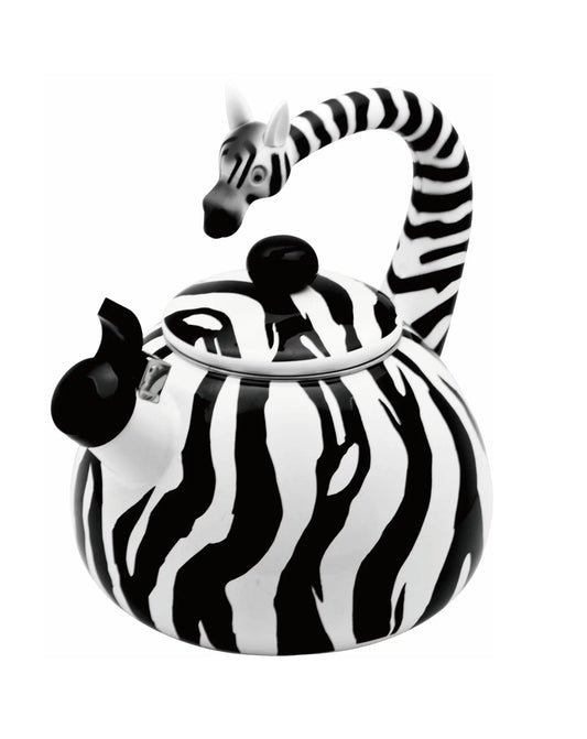 Zebra Whistling Tea Kettle