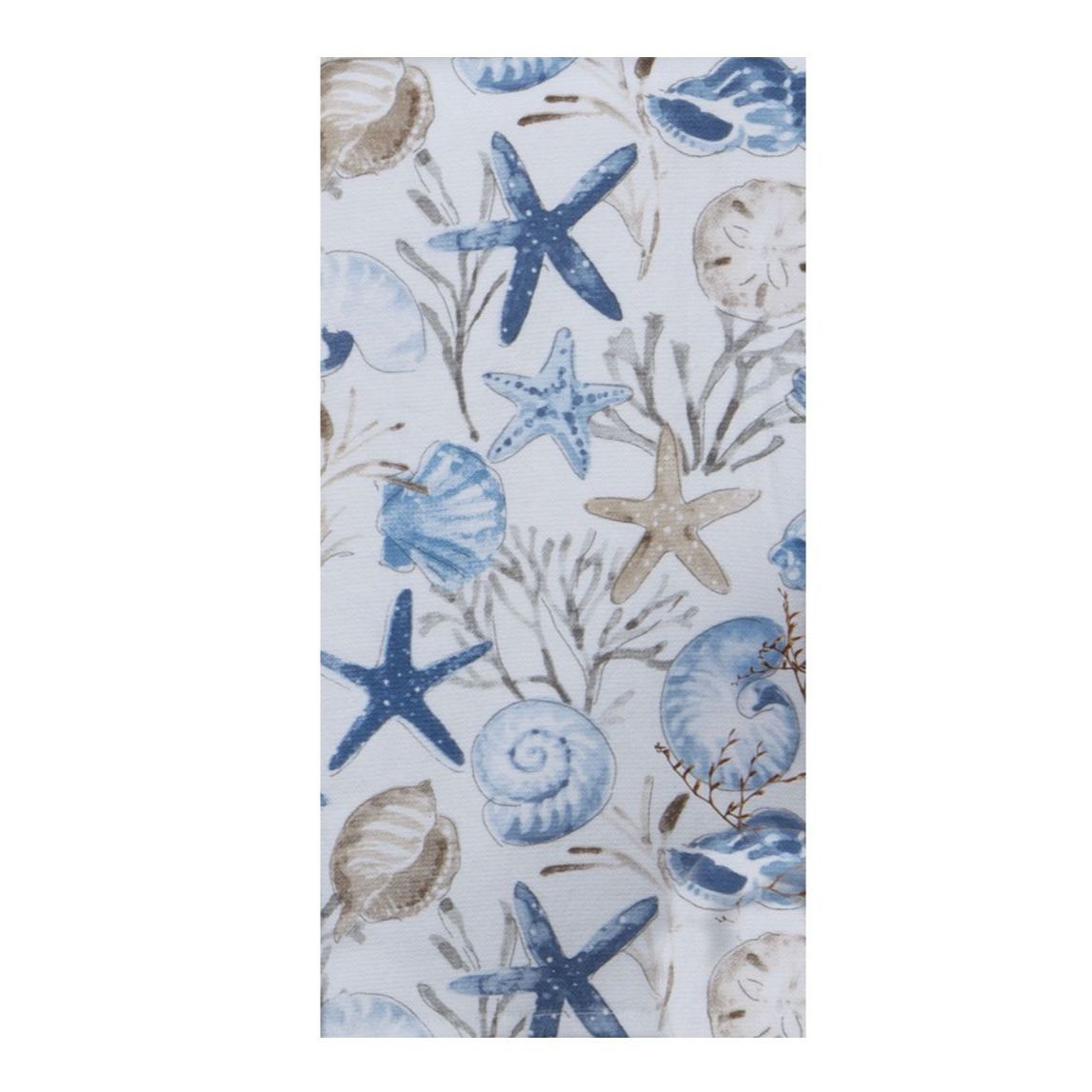 Seashell Terry Cloth Kitchen Towel
