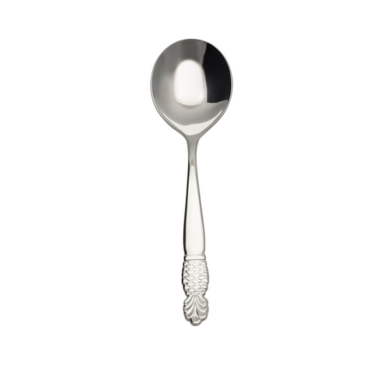 Pineapple Bouillon Spoon (Stainless Steel)