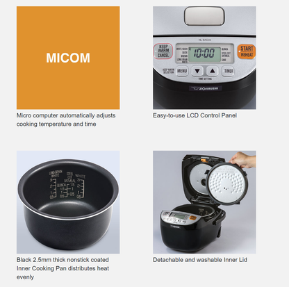 Zojirushi Micom Rice Cooker & Warmer (3 cup)
