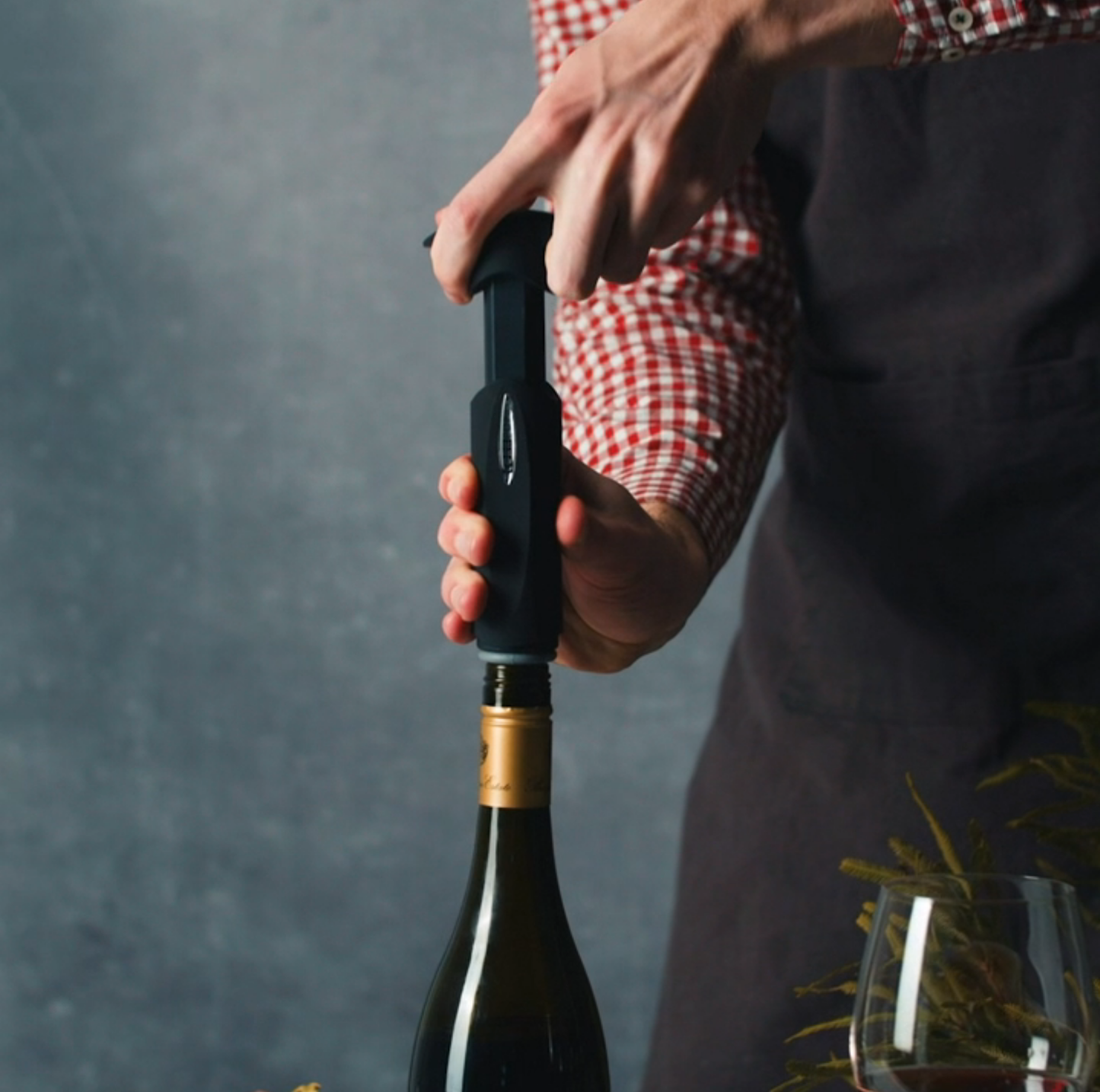 Cork Pops Vacuum Wine Saver & 2 Stoppers
