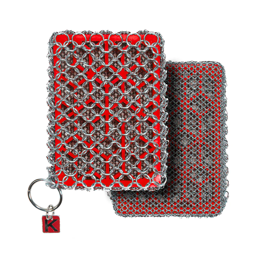 Knapp Chainmail Combo Scrubber with Silicone Core (3 colors)