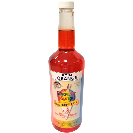The Compleat Kitchen Shave Ice Syrup - Kona Orange