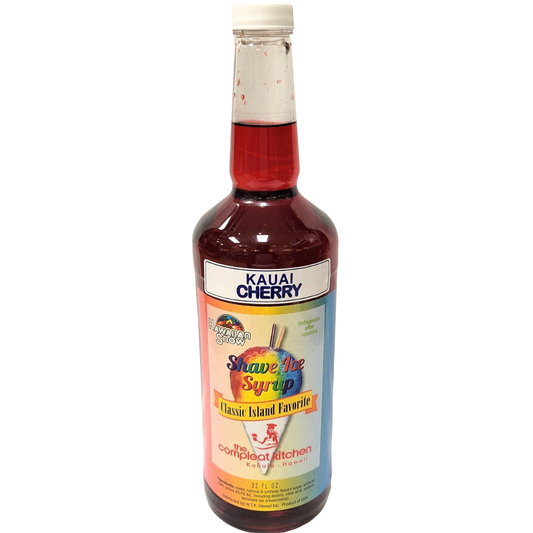The Compleat Kitchen Shave Ice Syrup - Kaua'i Cherry