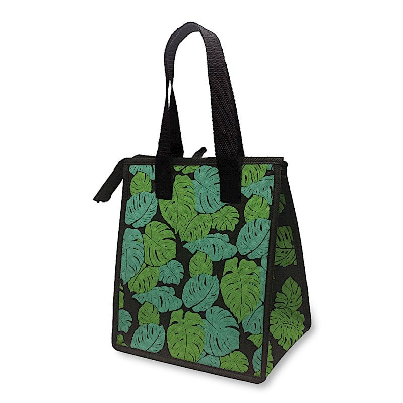 Small Monstera Insulated Lunch Bag