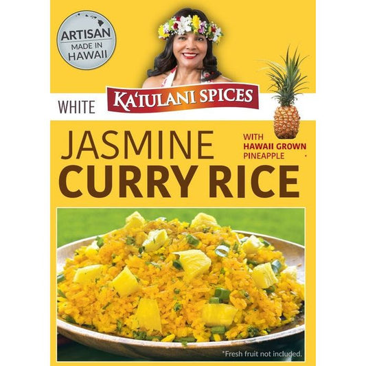Ka'iulani Pineapple Curry White Rice Kit (8 oz. or 16 oz.) - Made in Hawaii