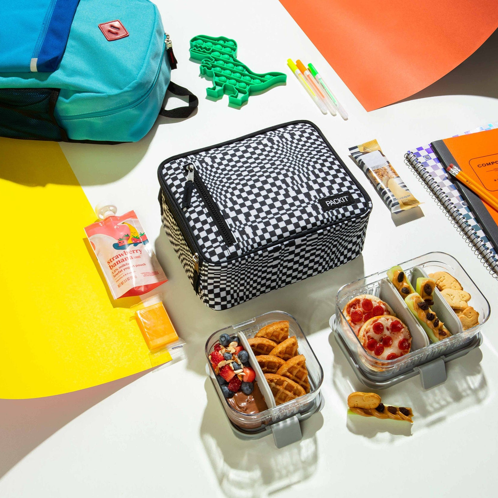Packit foldable top lunch bag
