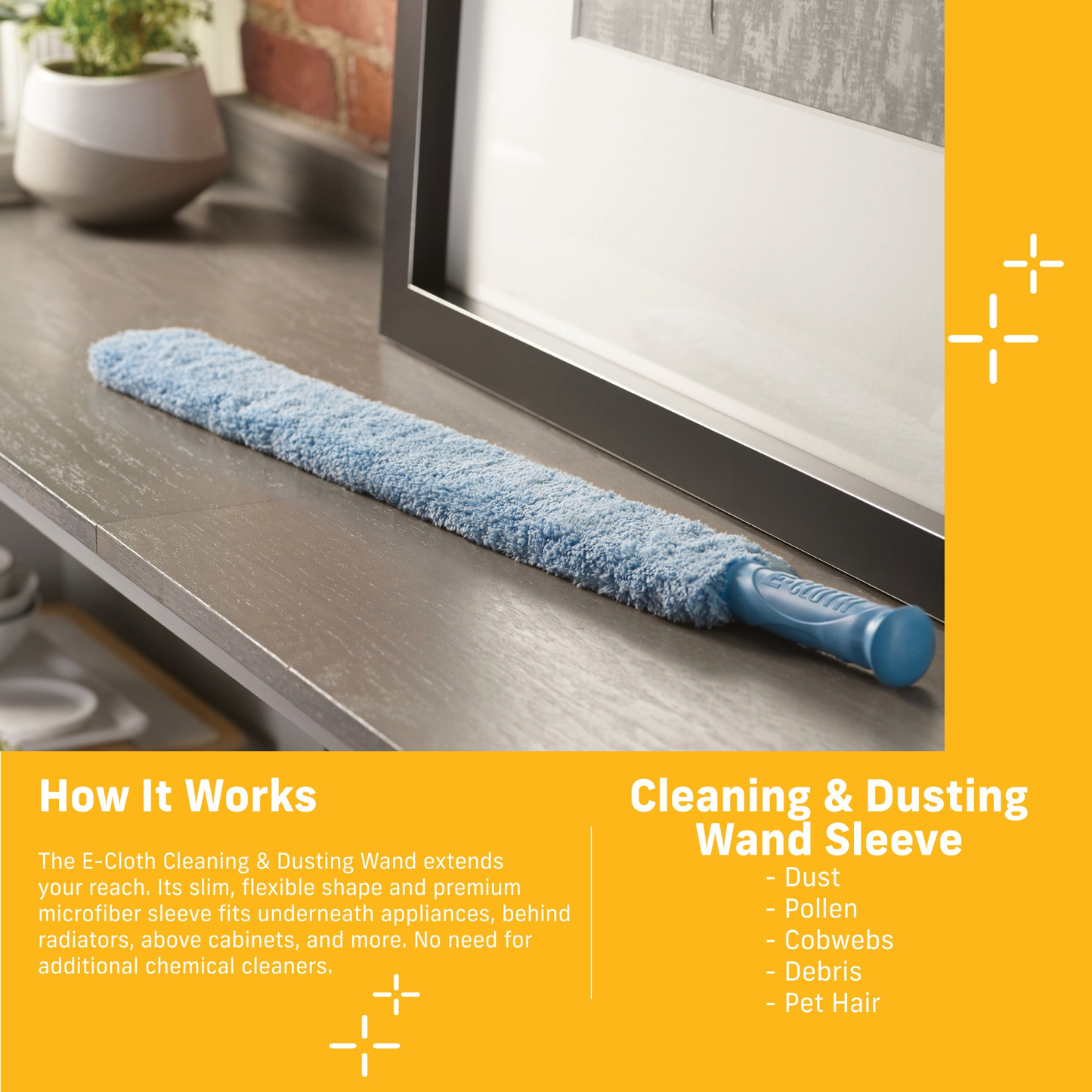 E-Cloth Replacement Sleeve for Cleaning & Dusting Wand