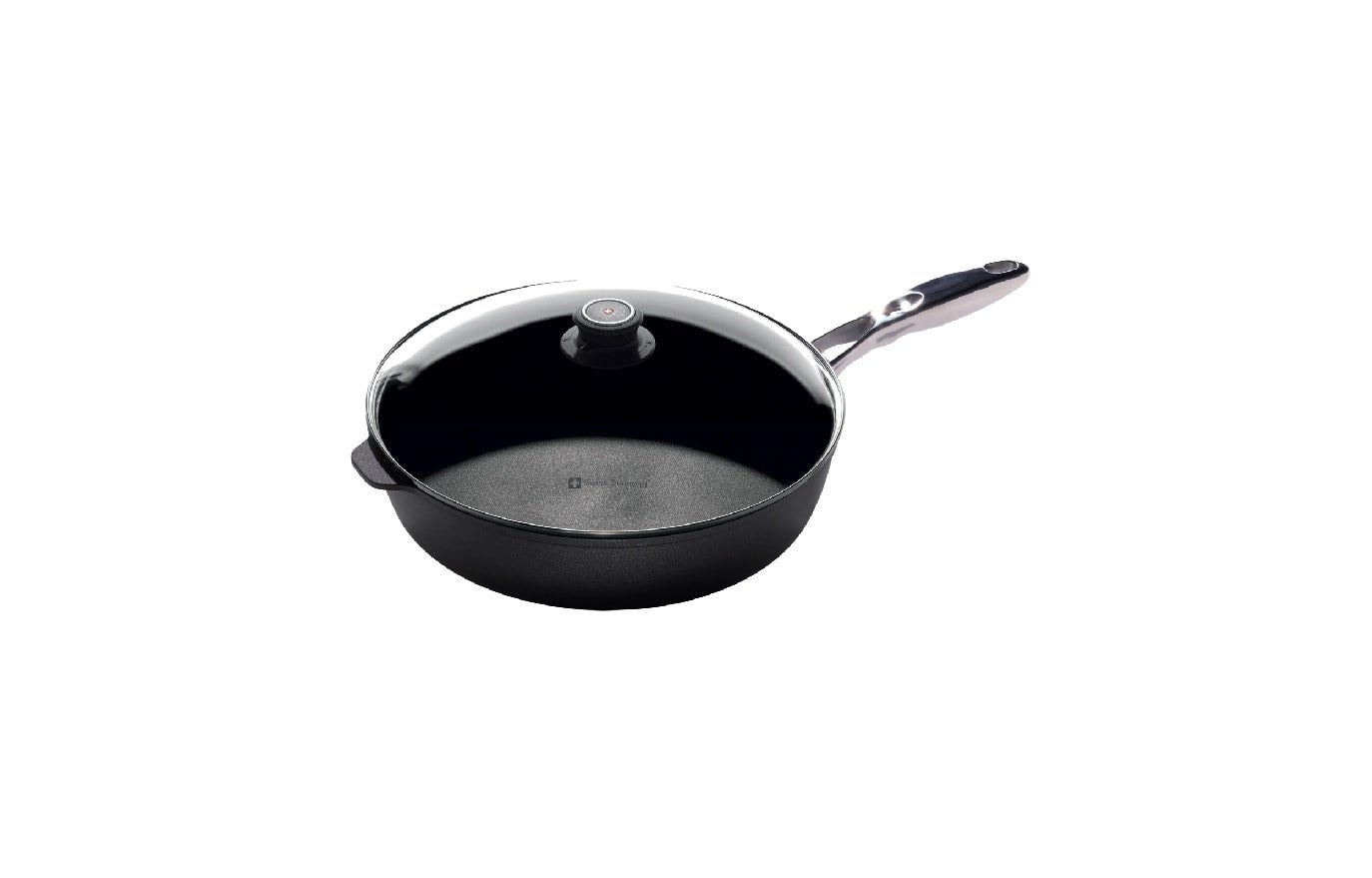 Swiss Diamond XD Induction Nonstick Saute Pan With Stainless Steel Handle & Lid 5.8 Qt (12.5")