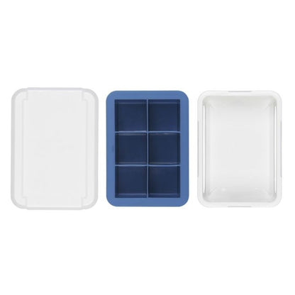 OXO Covered Silicone Ice Cube Tray-Large Cube