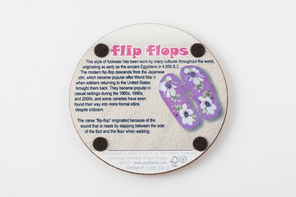 Hawaii Slipper Flip Flop Cork Coaster (Single)