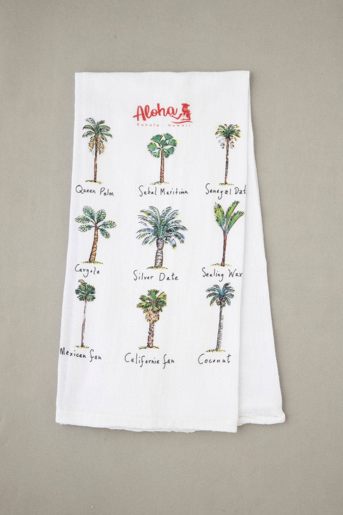 The Compleat Kitchen Original Flour Sack Kitchen Towels - Palm Tree