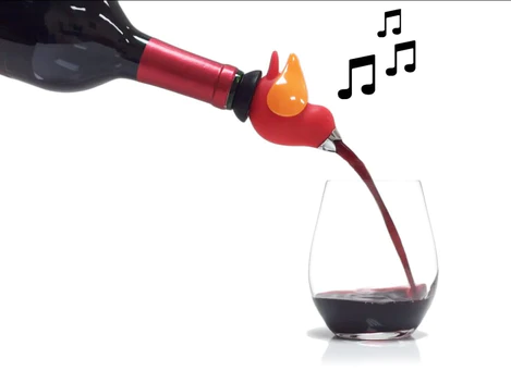 Chirpy Top: The Singing Wine Pourer (10 colors)