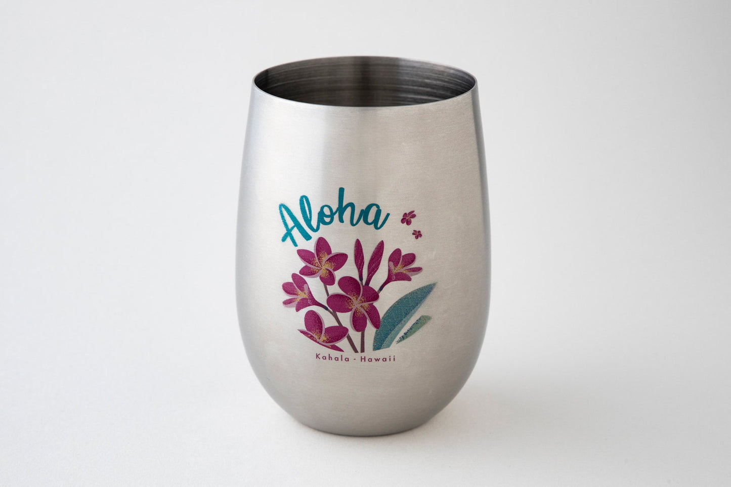 Aloha Plumeria Drinking Cup
