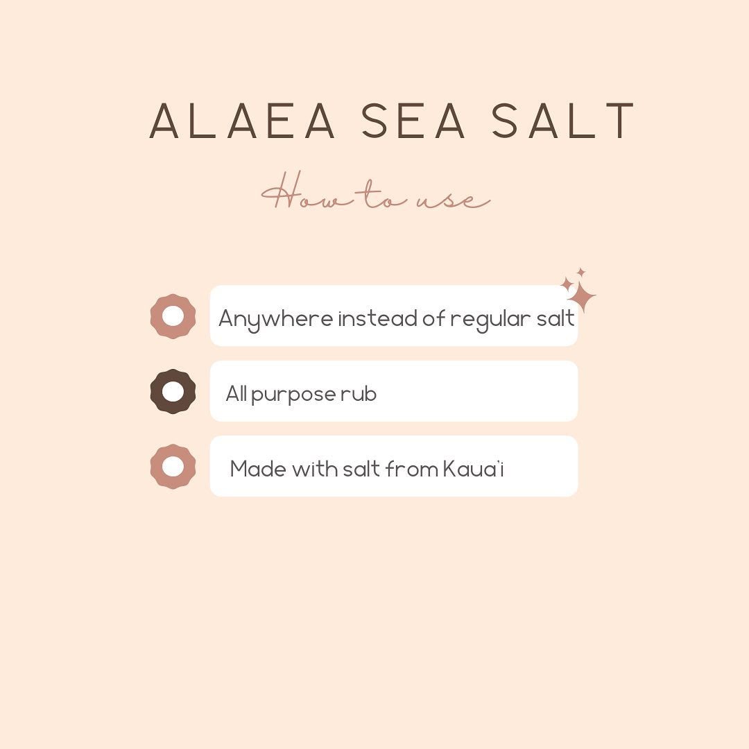 Ka'iulani Spices Alaea Sea Salt - Made in Hawai'i