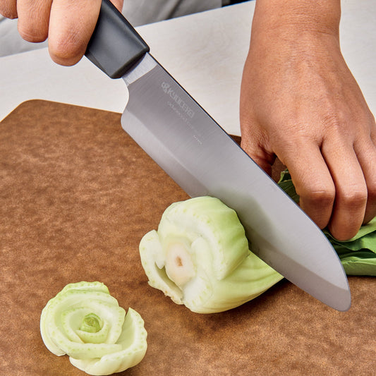 Kyocera INNOVATIONblack® Ceramic 6'' Chef's Santoku Knife