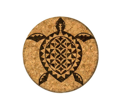 Turtle Cork Coaster (Single)