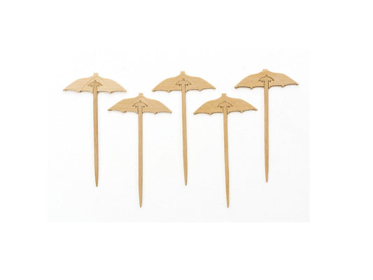 Bamboo Umbrella Picks (Set of 50)