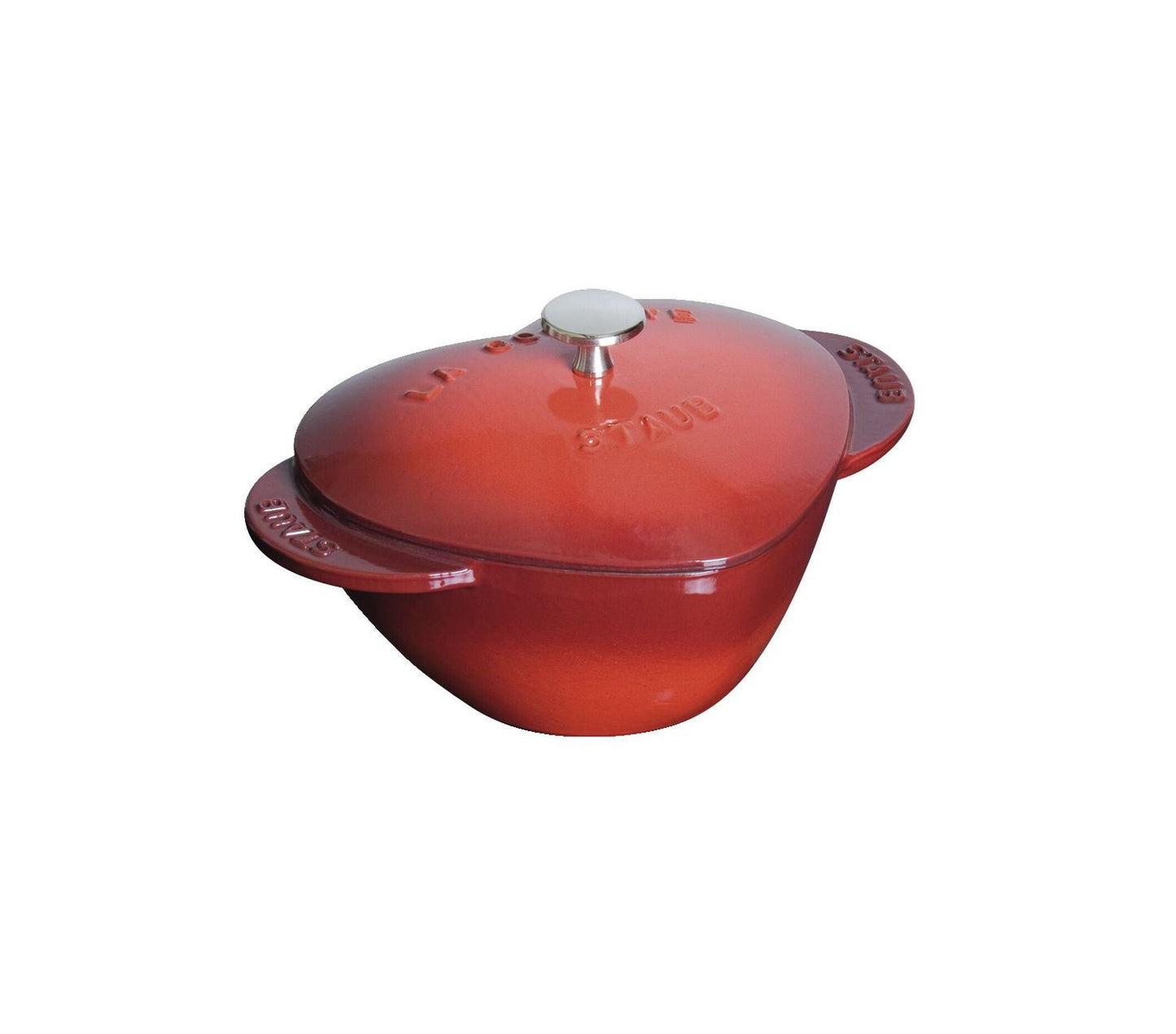 Staub Cast Iron 1.75 Qt. Heart Cocotte Pot